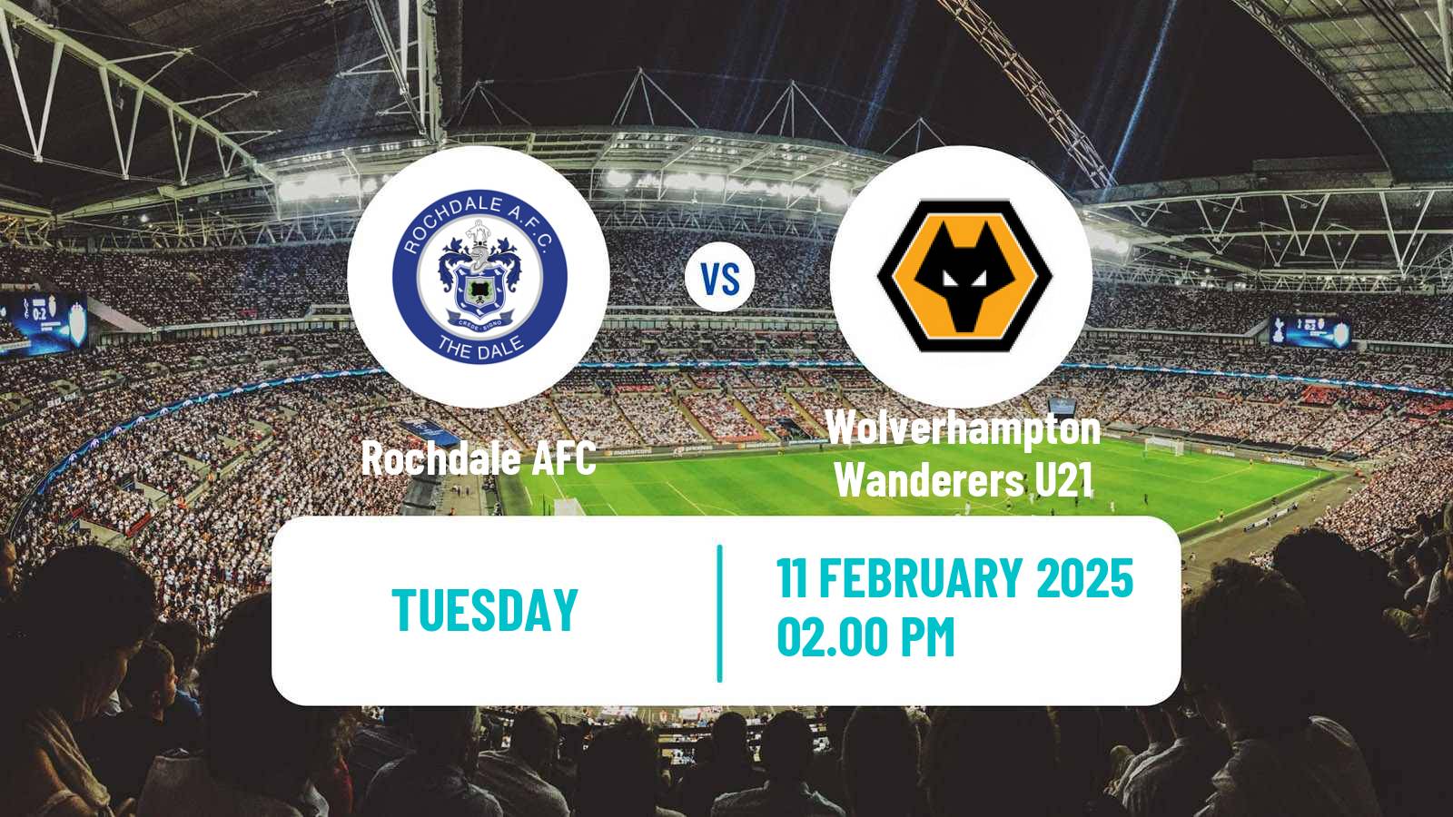 Soccer English National League Cup Rochdale - Wolverhampton Wanderers U21