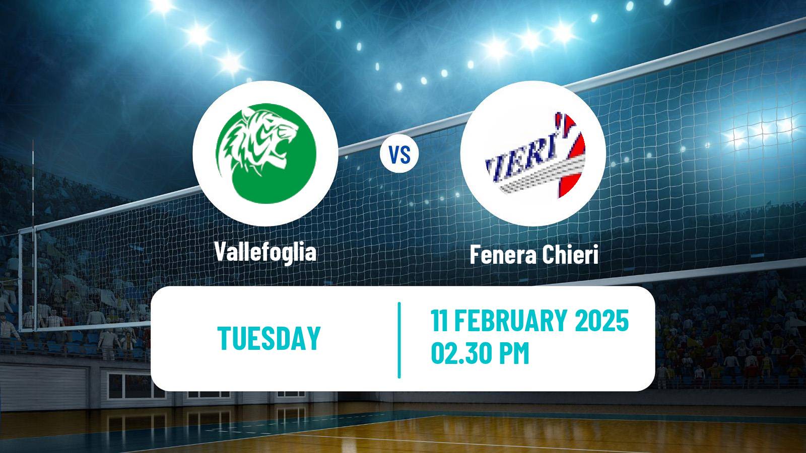 Volleyball Italian Serie A Volleyball Women Vallefoglia - Fenera Chieri