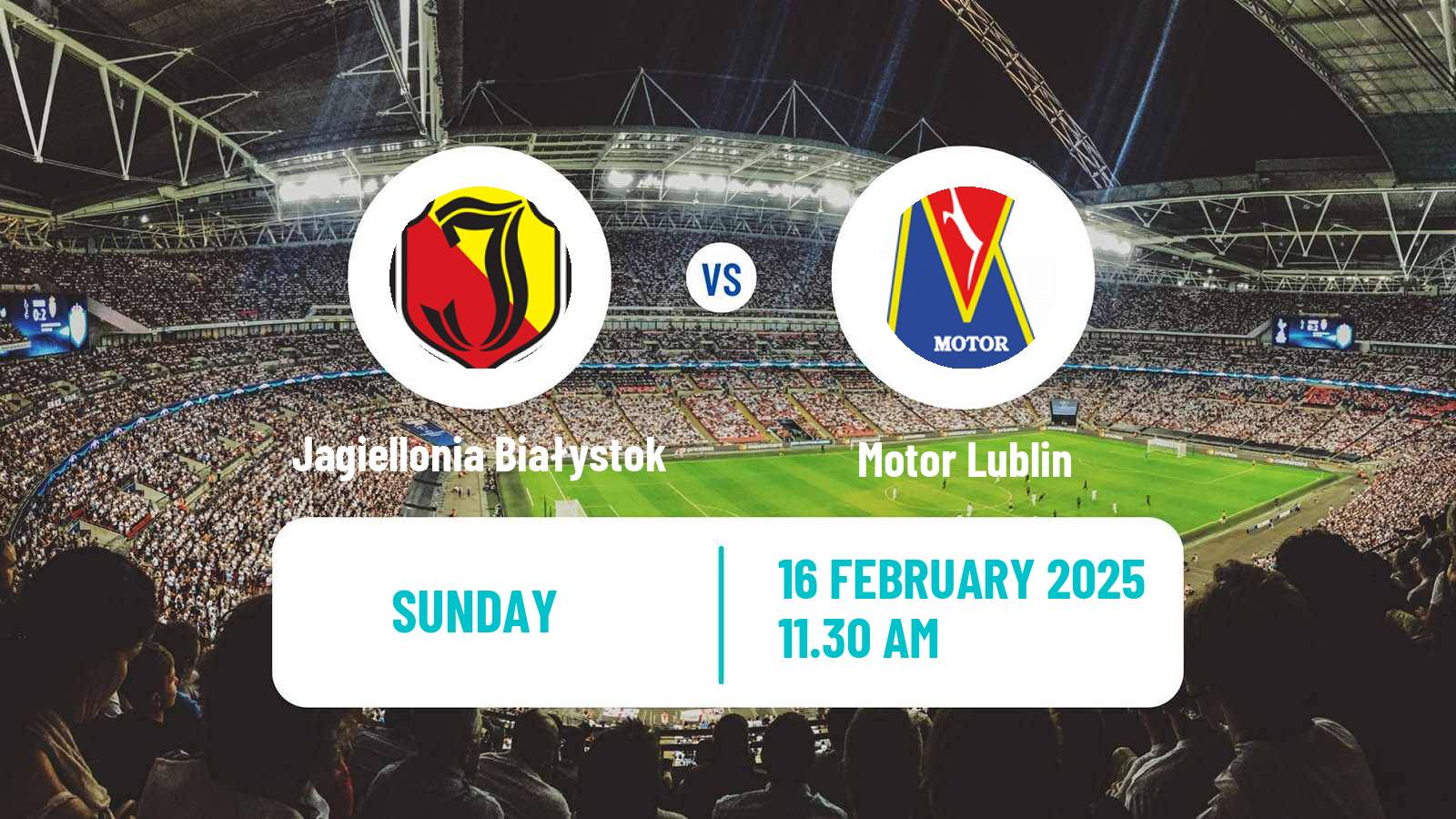 Soccer Polish Ekstraklasa Jagiellonia Białystok - Motor Lublin