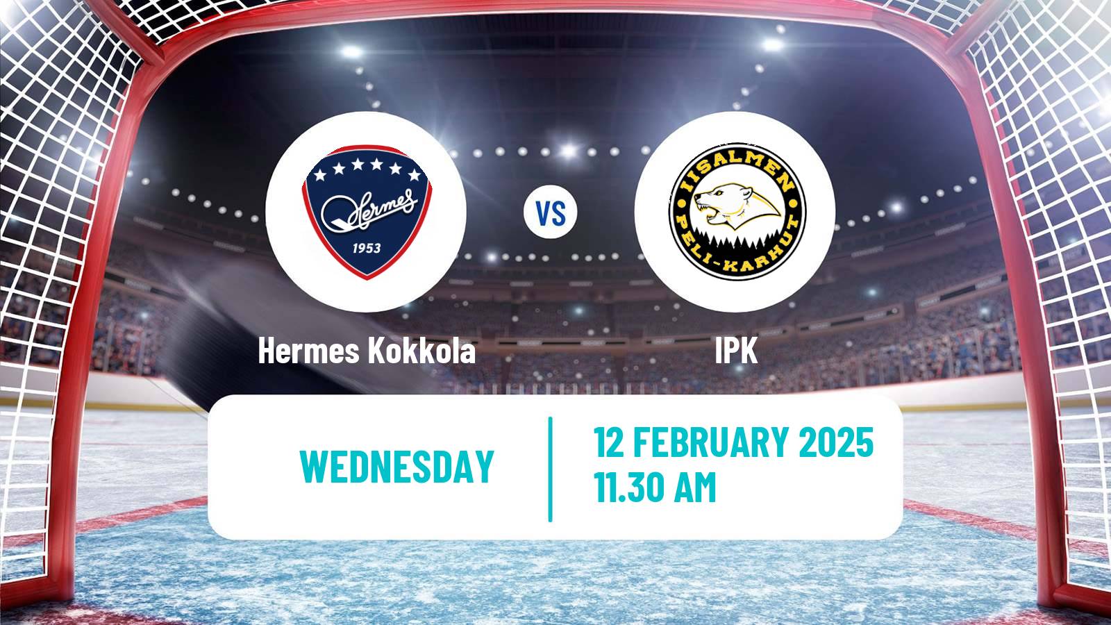 Hockey Finnish Mestis Hermes Kokkola - IPK