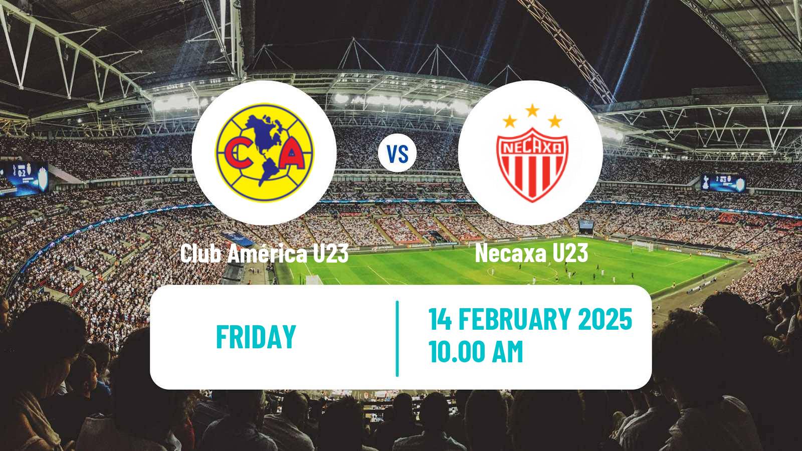 Soccer Mexican Liga MX U23 Club América U23 - Necaxa U23