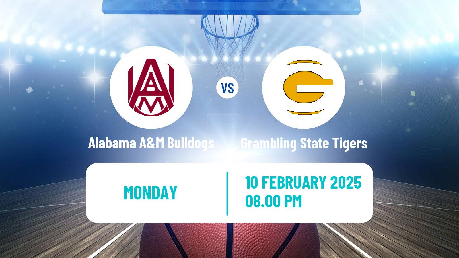 Basketball NCAA College Basketball Alabama A&M Bulldogs - Grambling State Tigers