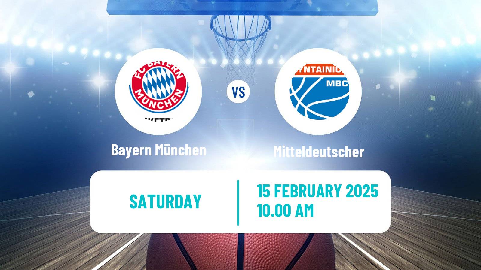 Basketball German Cup Basketball Bayern München - Mitteldeutscher