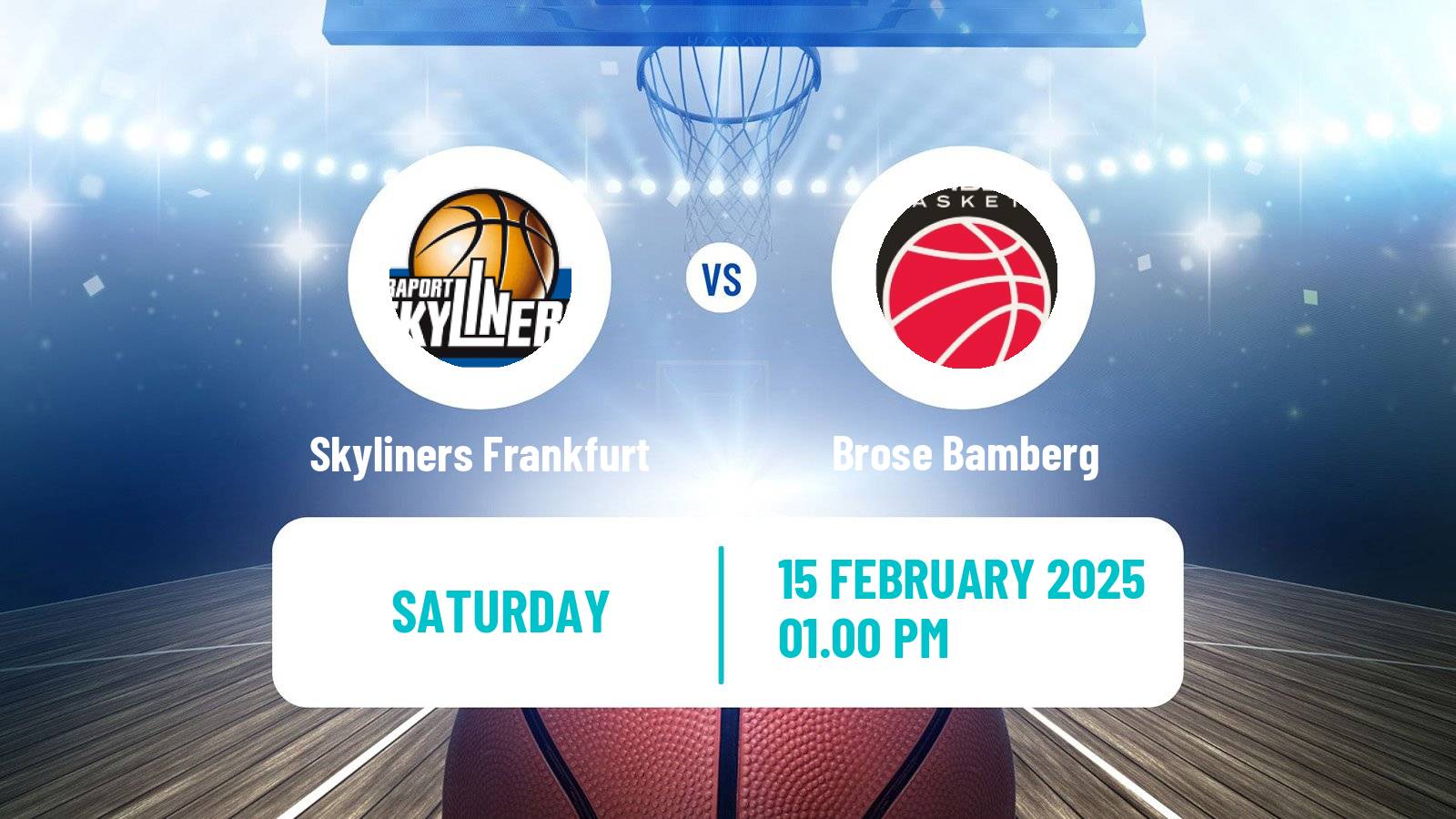 Basketball German Cup Basketball Skyliners Frankfurt - Brose Bamberg