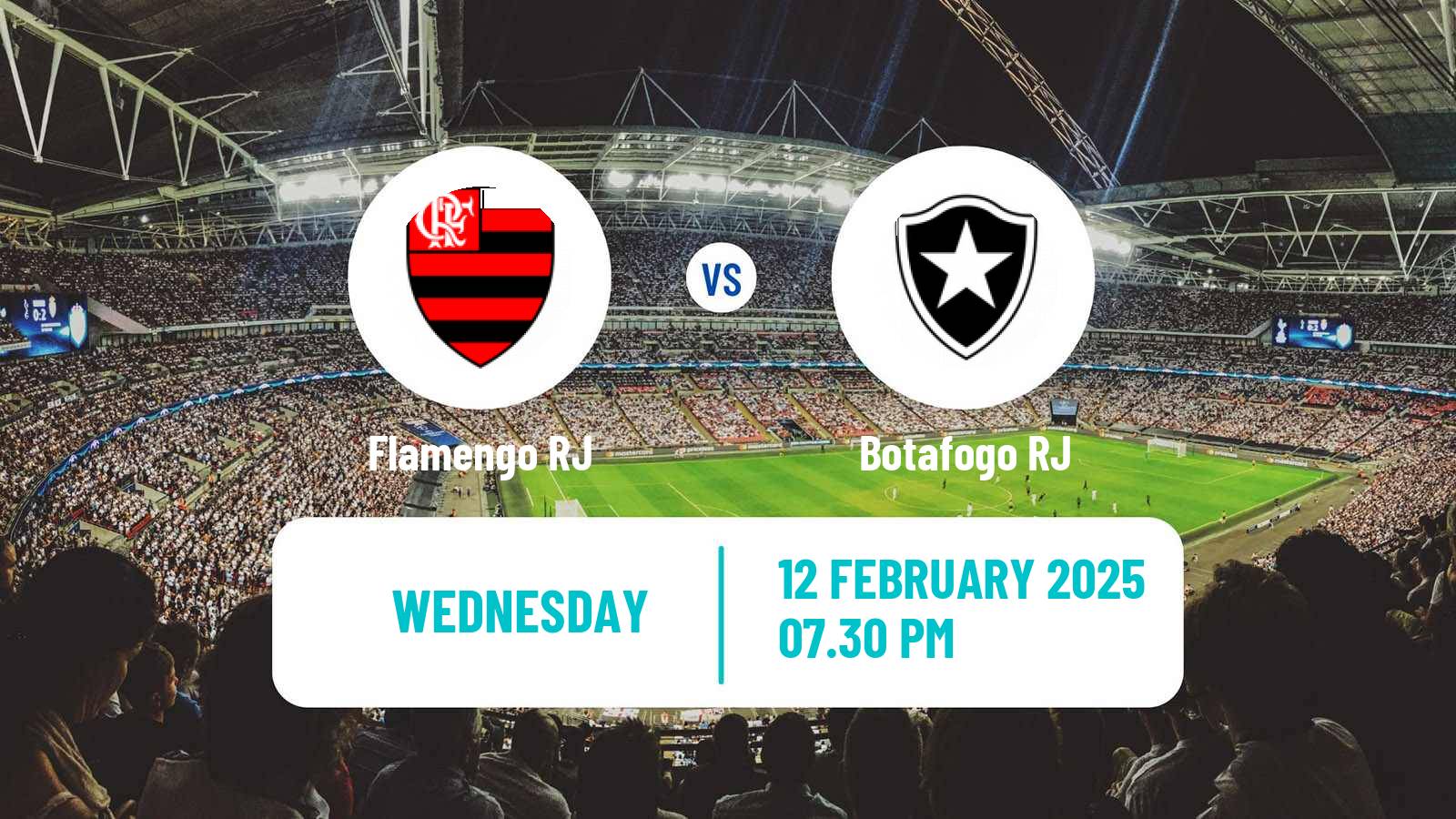 Soccer Brazilian Campeonato Carioca Flamengo - Botafogo RJ