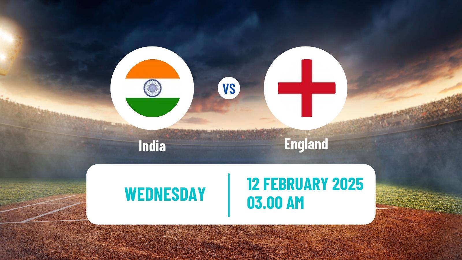 Cricket One Day International India - England