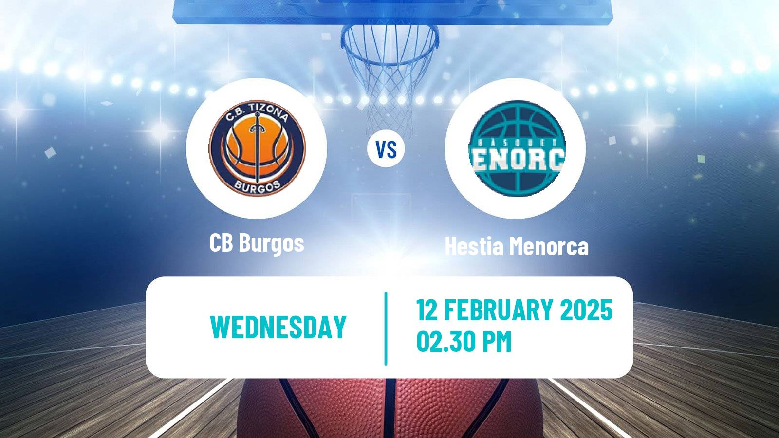 Basketball Spanish LEB Oro Burgos - Hestia Menorca