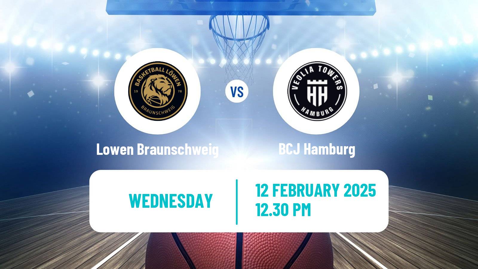 Basketball German BBL Lowen Braunschweig - BCJ Hamburg