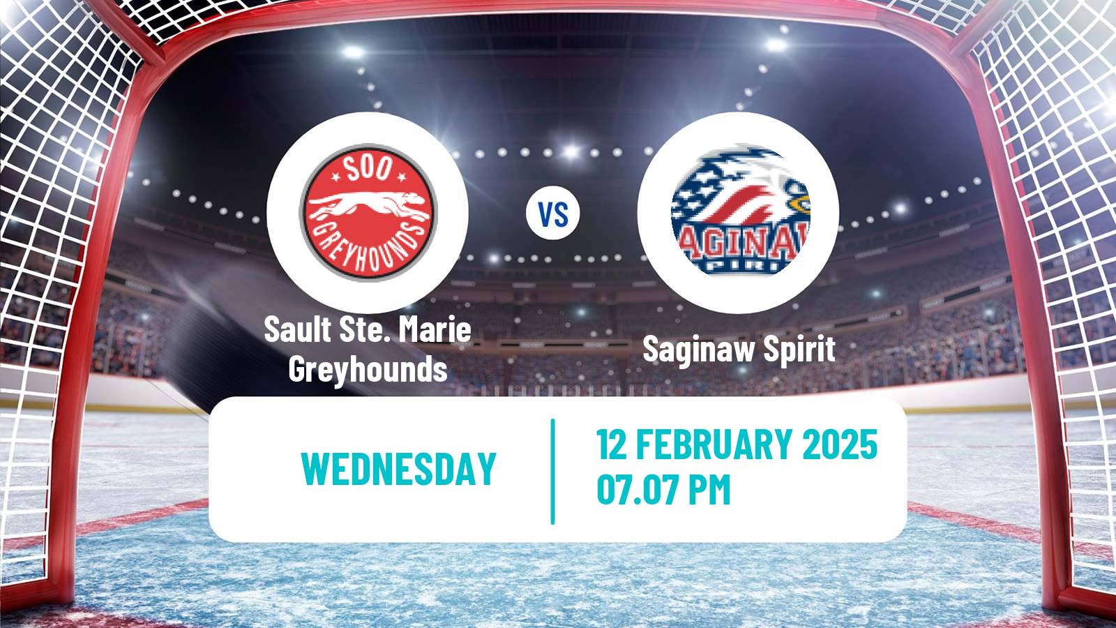 Hockey OHL Sault Ste. Marie Greyhounds - Saginaw Spirit