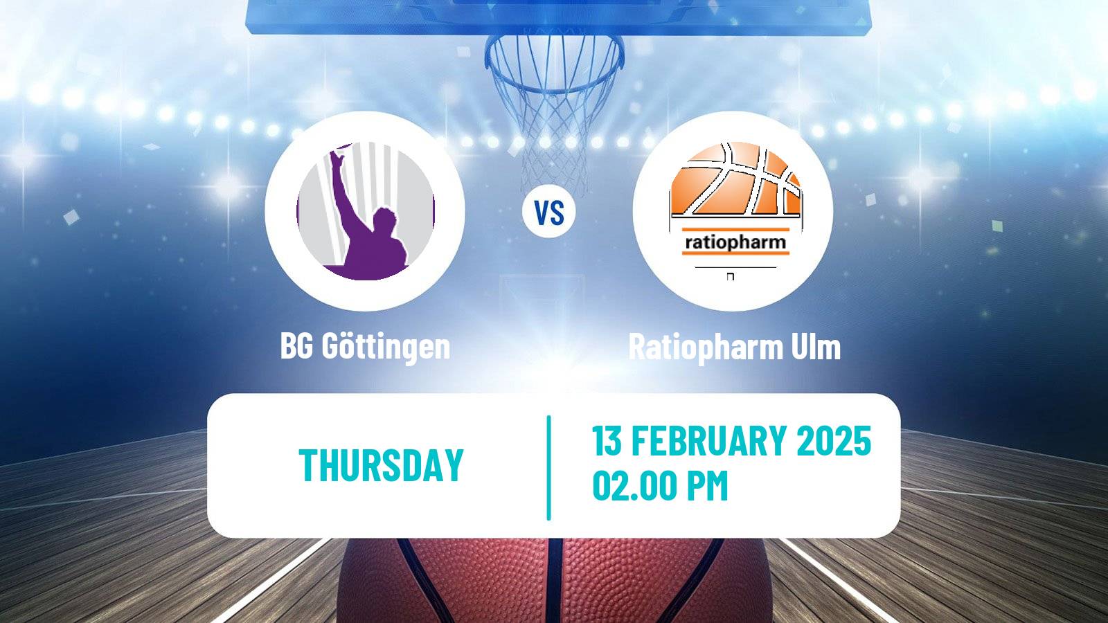 Basketball German BBL BG Göttingen - Ratiopharm Ulm