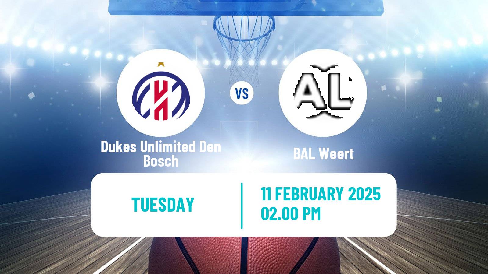 Basketball BNXT League Dukes Unlimited Den Bosch - BAL Weert