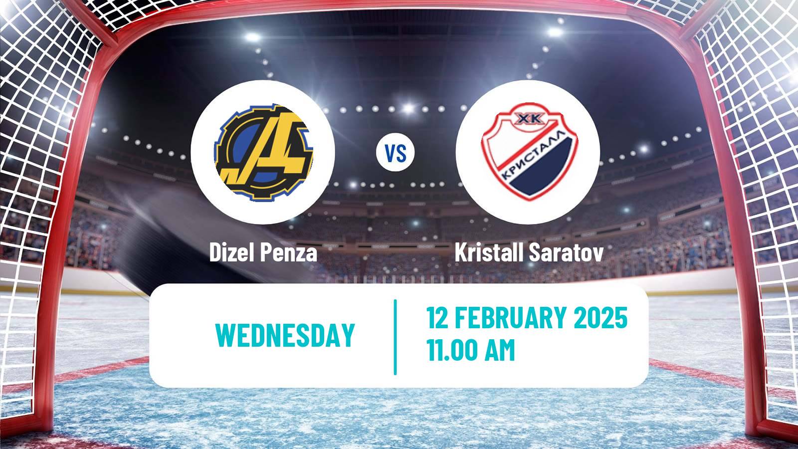 Hockey VHL Dizel Penza - Kristall Saratov