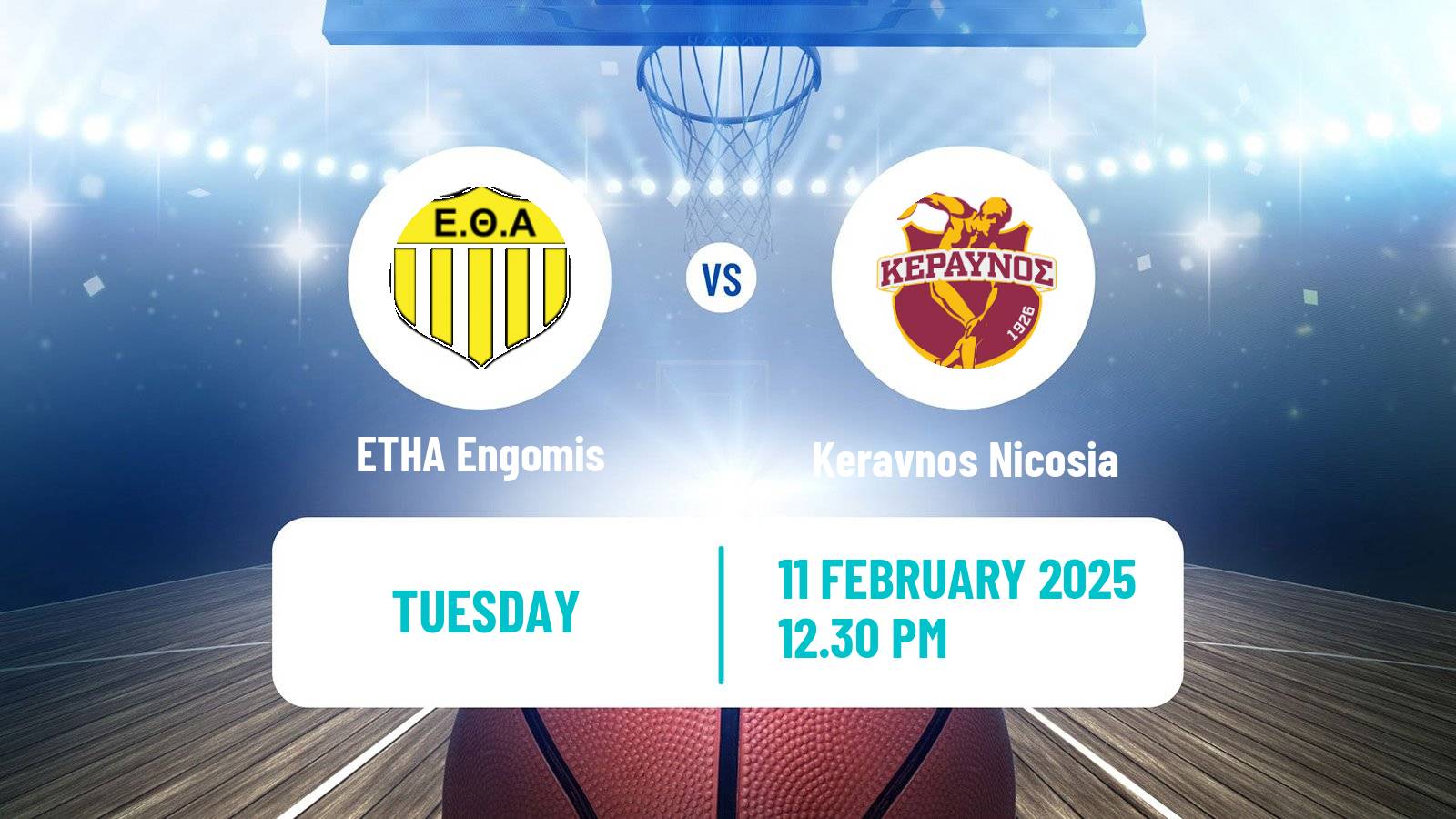 Basketball Cypriot Division A Basketball ETHA Engomis - Keravnos Nicosia