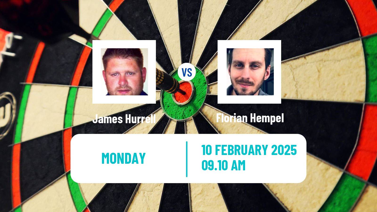 Darts Players Championship 1 James Hurrell - Florian Hempel