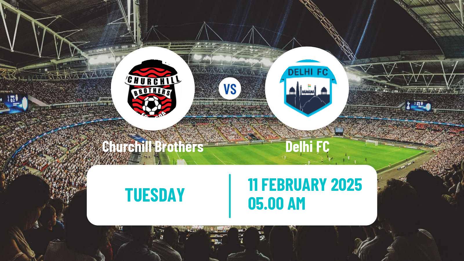 Soccer Indian I-League Churchill Brothers - Delhi