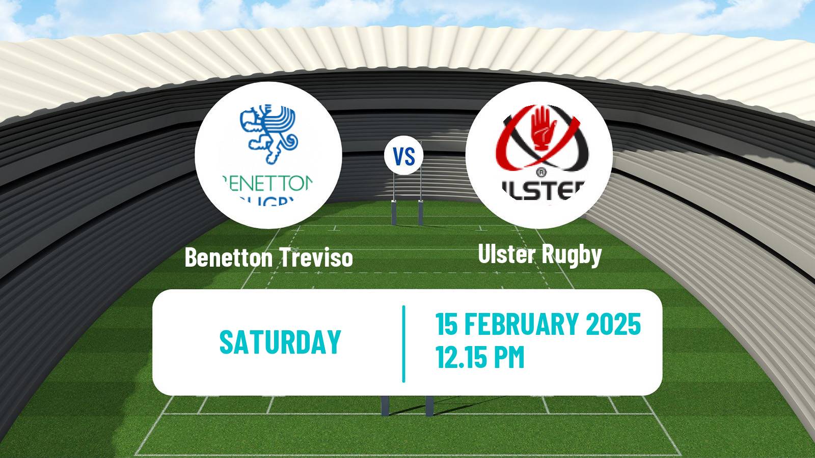 Rugby union United Rugby Championship Benetton Treviso - Ulster