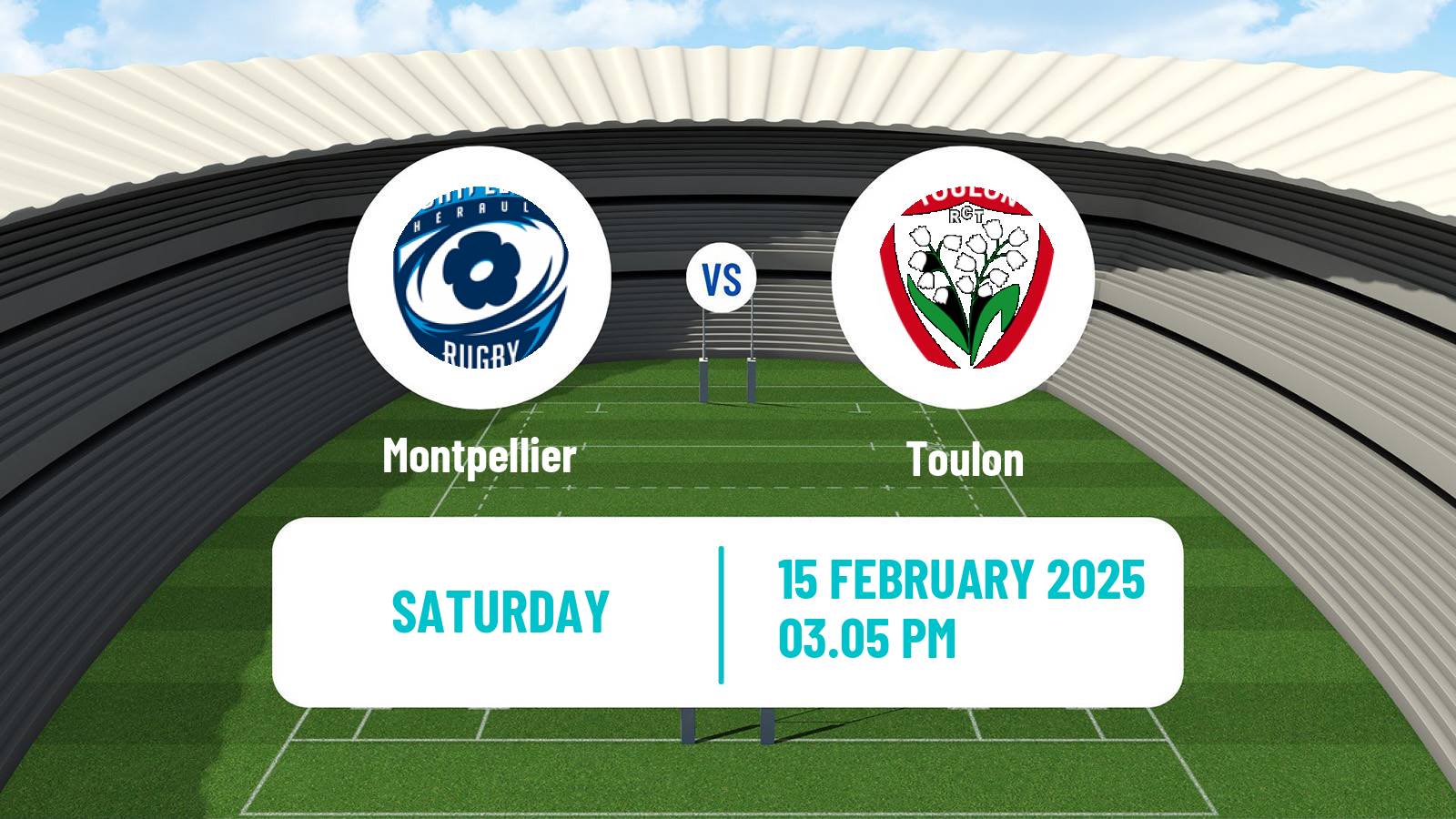 Rugby union French Top 14 Montpellier - Toulon