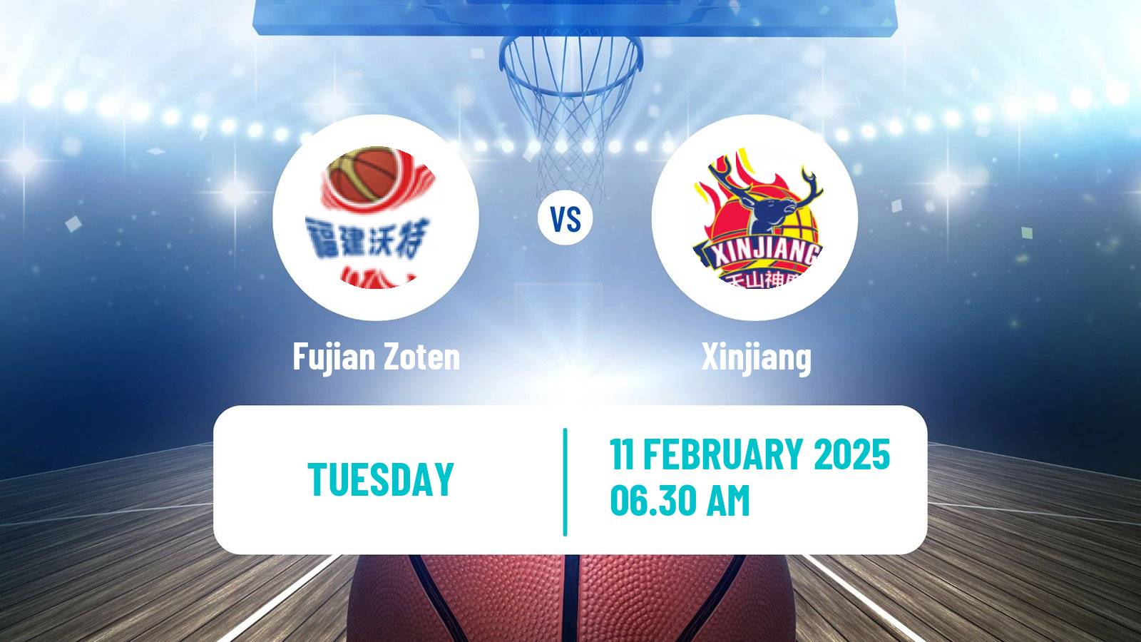 Basketball WCBA Fujian Zoten - Xinjiang