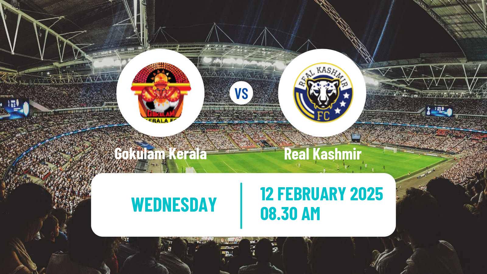 Soccer Indian I-League Gokulam Kerala - Real Kashmir