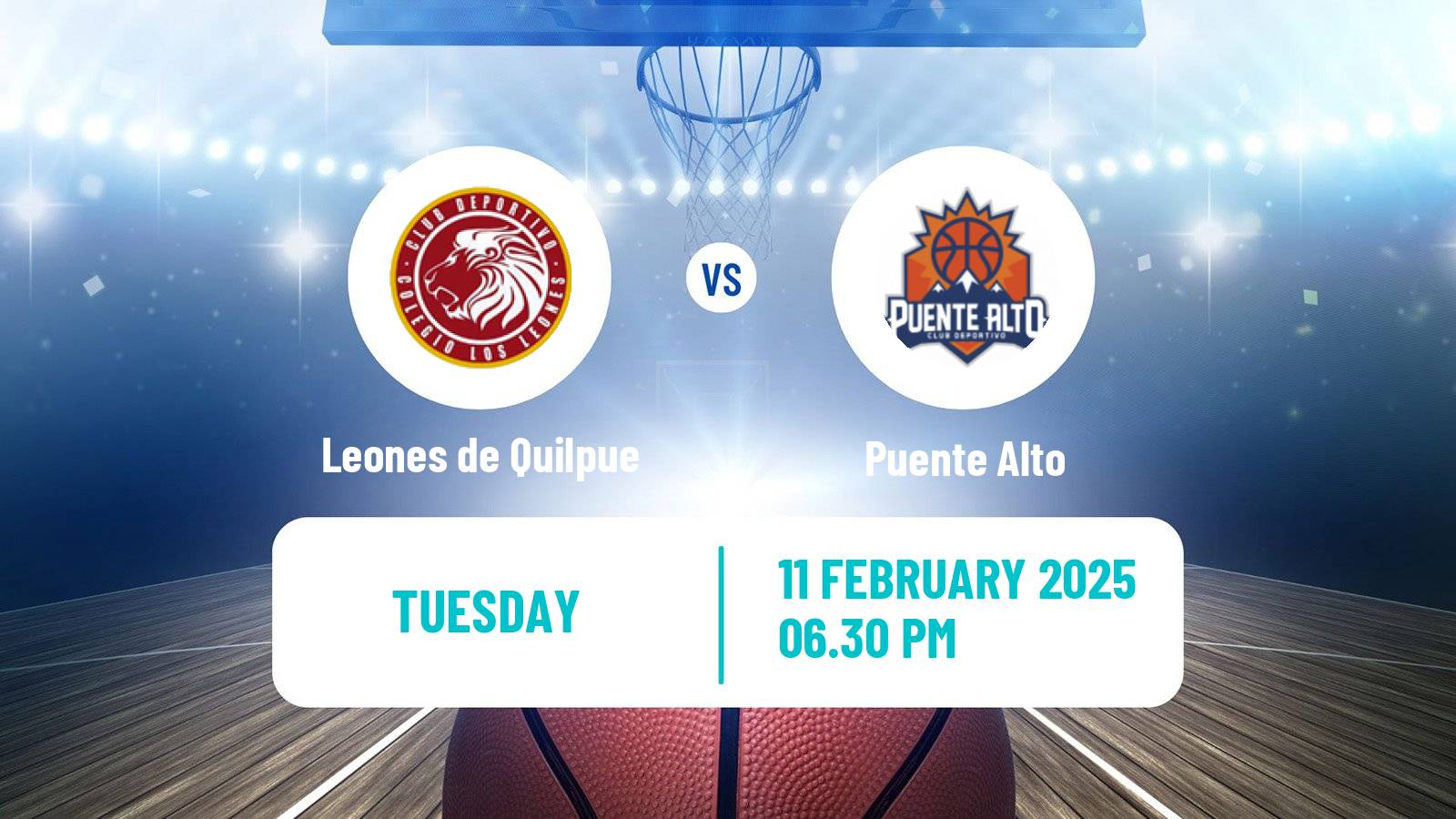 Basketball Chilean LNB Leones de Quilpue - Puente Alto