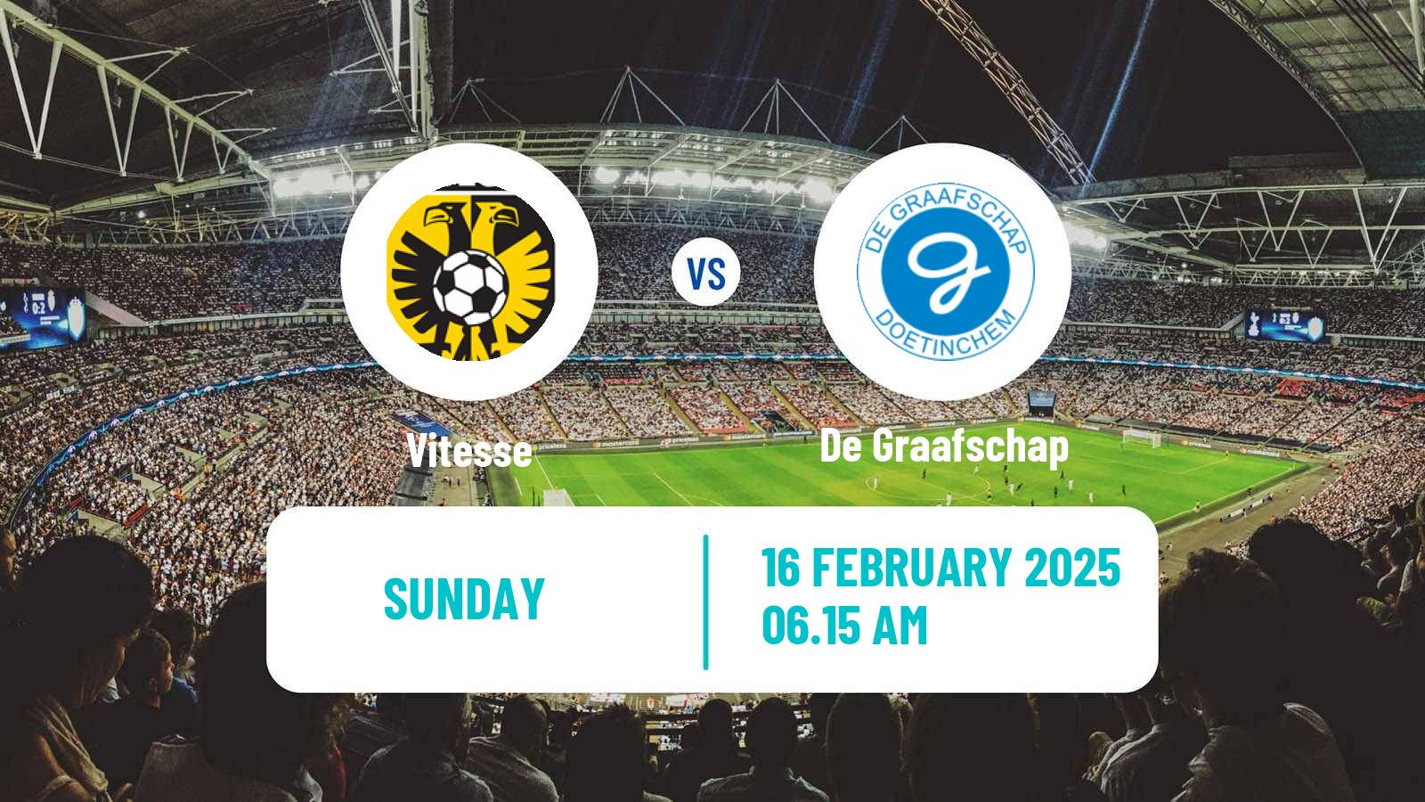 Soccer Dutch Eerste Divisie Vitesse - De Graafschap