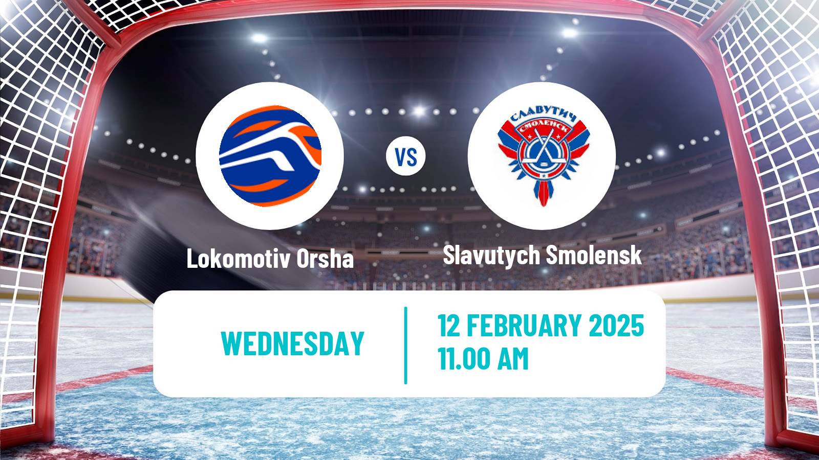 Hockey Belarusian Extraleague Lokomotiv Orsha - Slavutych Smolensk