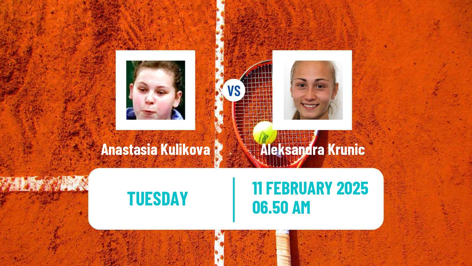 Tennis ITF W50 Birmingham Women Anastasia Kulikova - Aleksandra Krunic