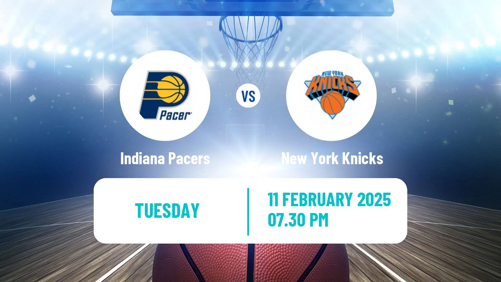 Basketball NBA Indiana Pacers - New York Knicks