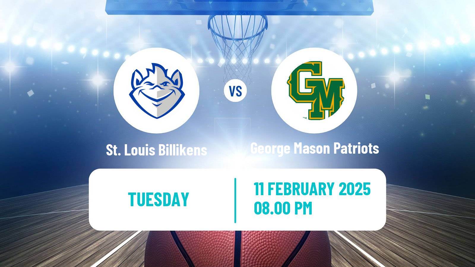 Basketball NCAA College Basketball St. Louis Billikens - George Mason Patriots