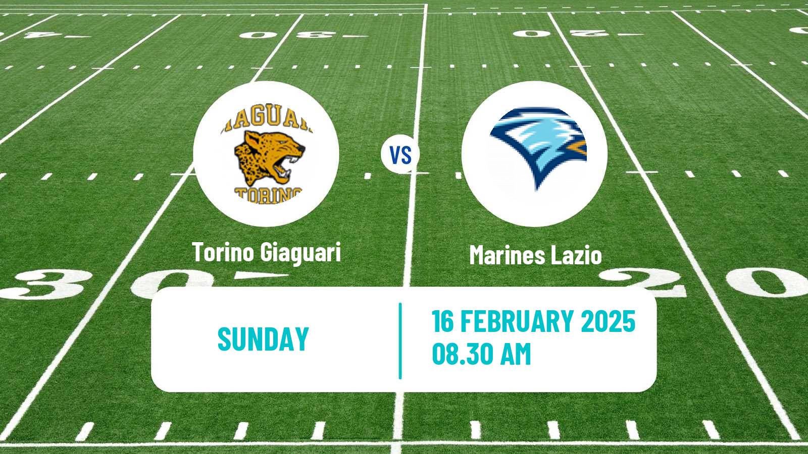 American football Italian IFL Torino Giaguari - Marines Lazio