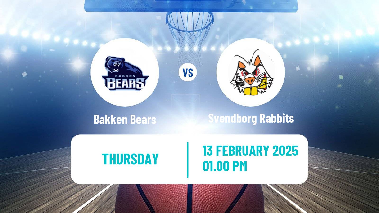 Basketball Danish Basketligaen Bakken Bears - Svendborg Rabbits