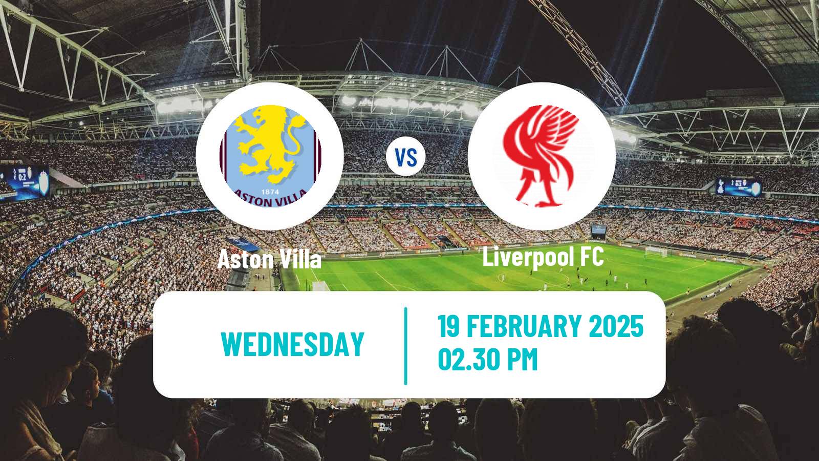 Soccer English Premier League Aston Villa - Liverpool