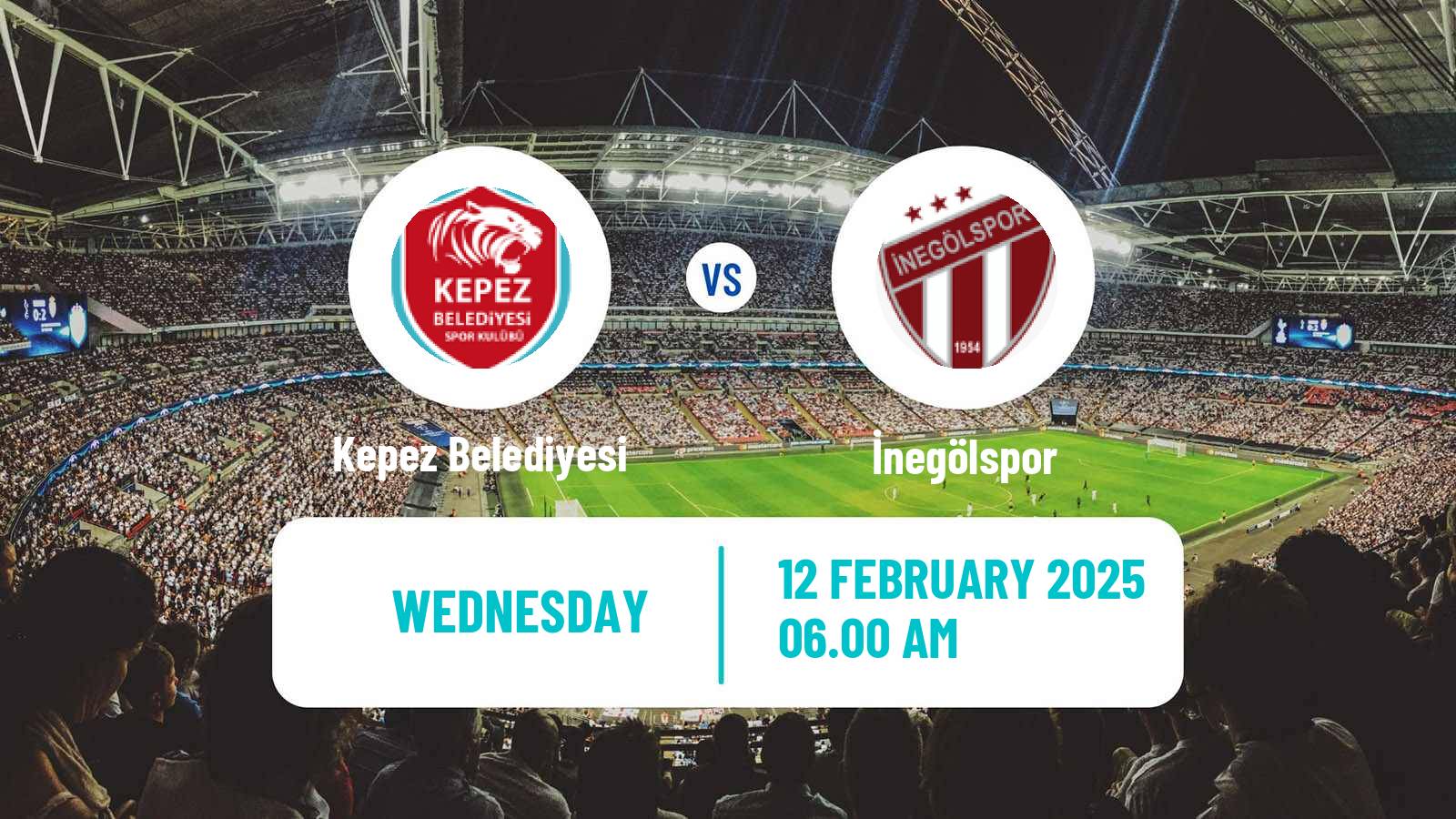 Soccer Turkish Second League White Group Kepez Belediyesi - İnegölspor