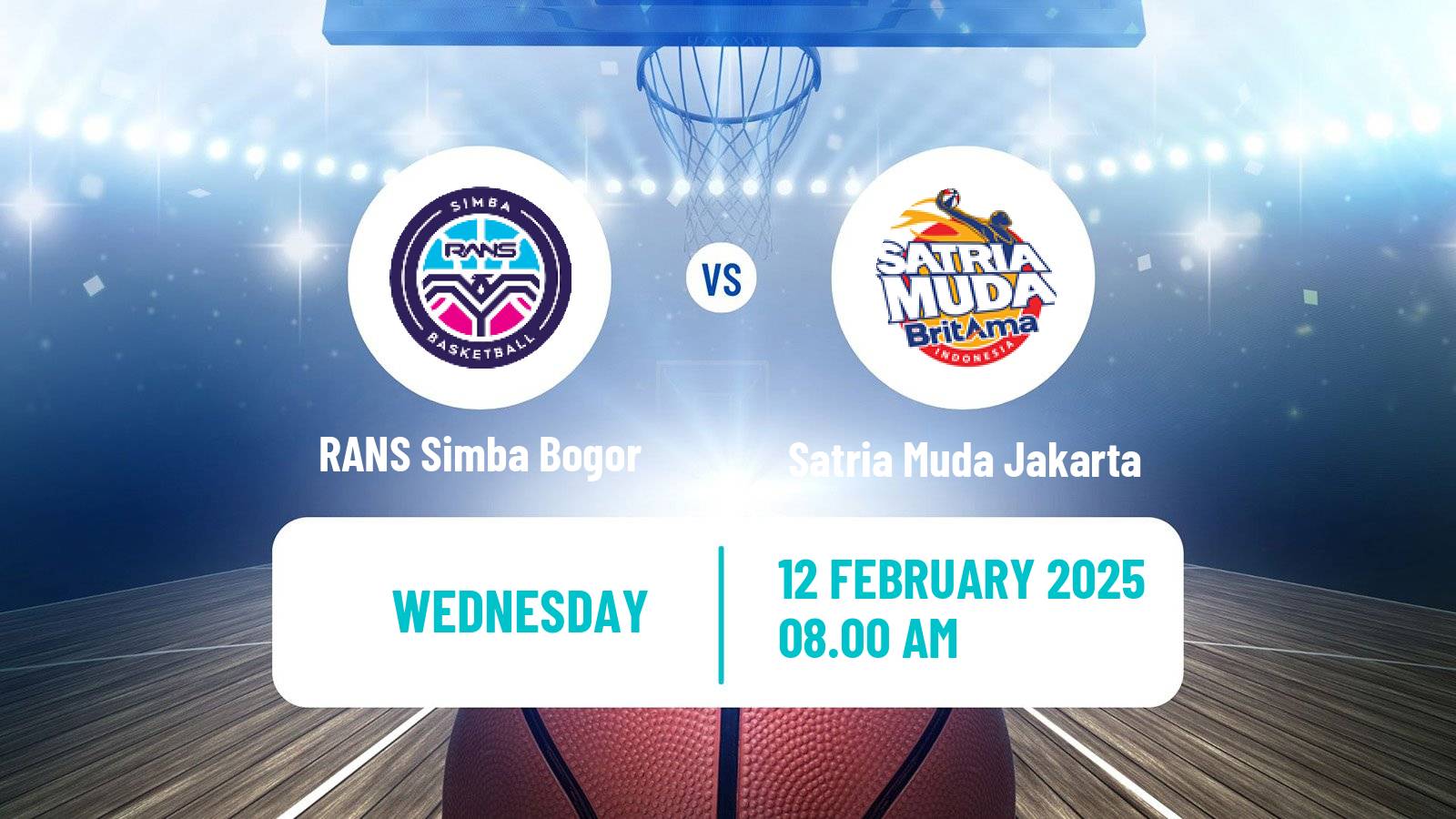 Basketball Indonesian IBL RANS Simba Bogor - Satria Muda Jakarta