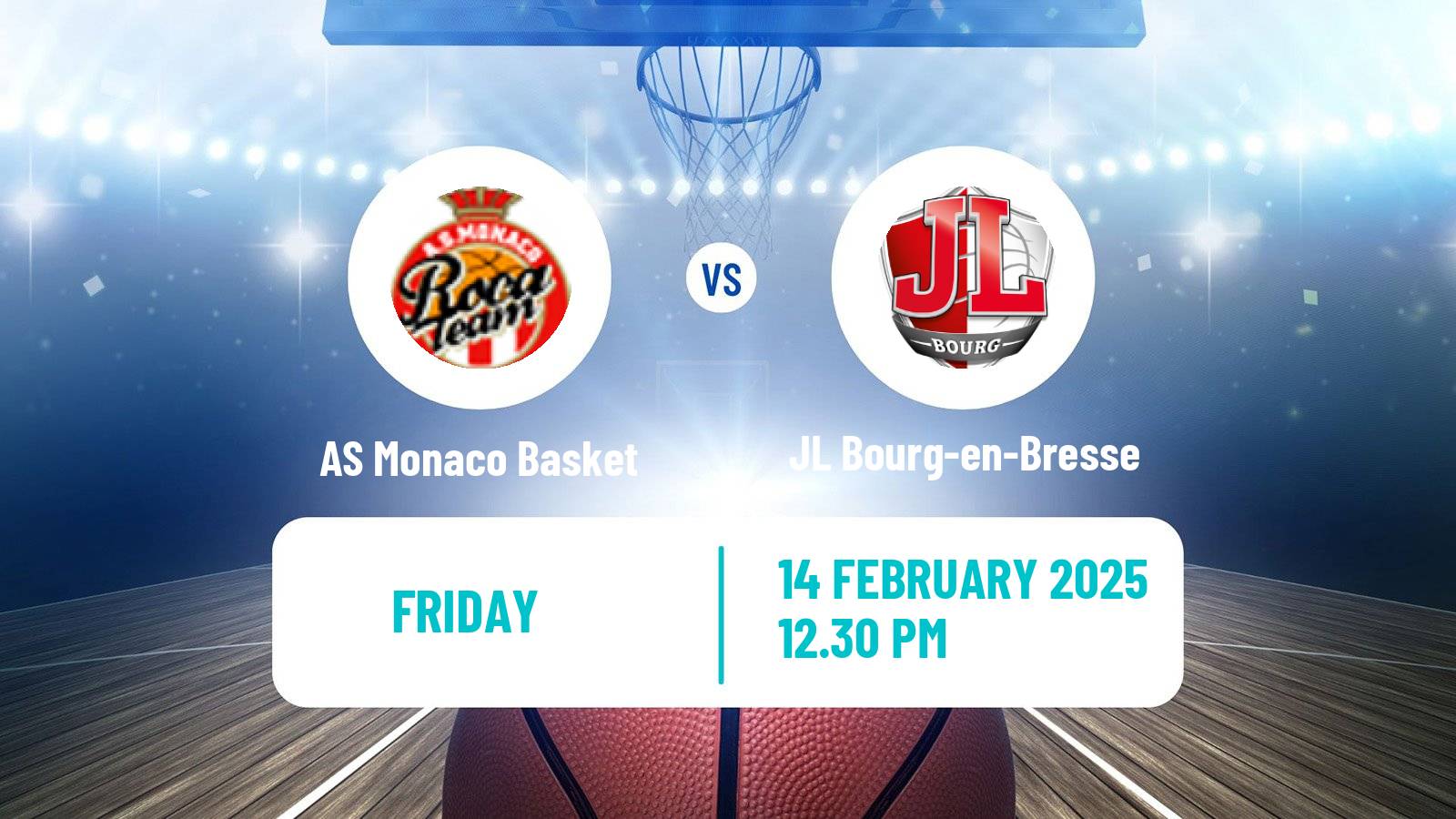 Basketball French Leaders Cup Basketball AS Monaco Basket - JL Bourg-en-Bresse