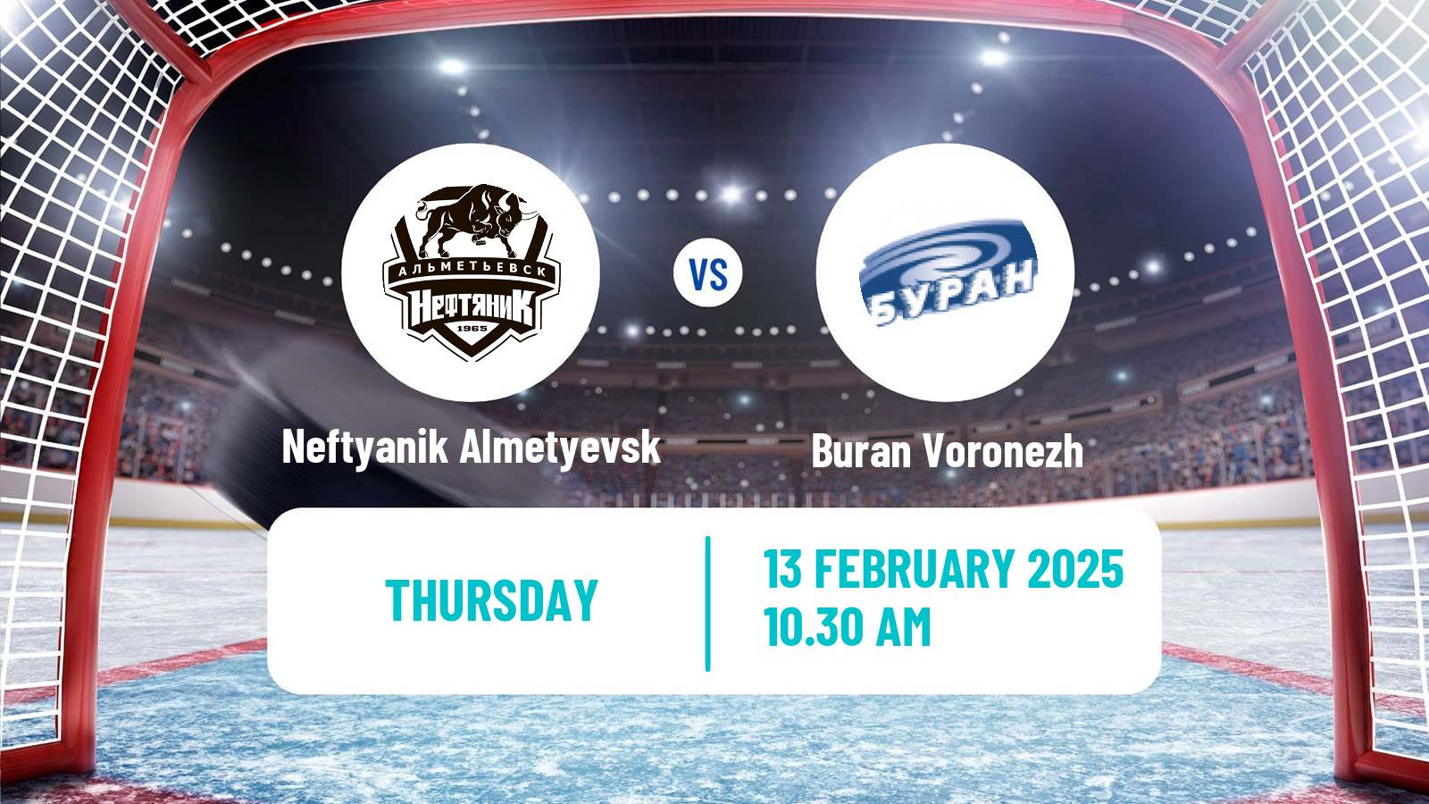 Hockey VHL Neftyanik Almetyevsk - Buran Voronezh