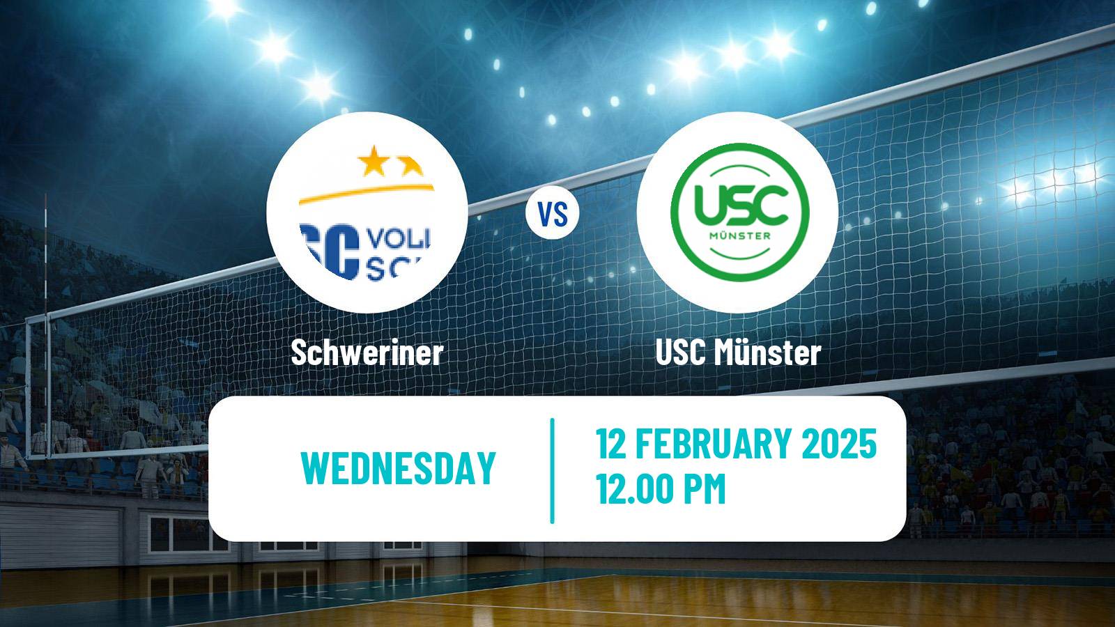 Volleyball German Bundesliga Volleyball Women Schweriner - USC Münster