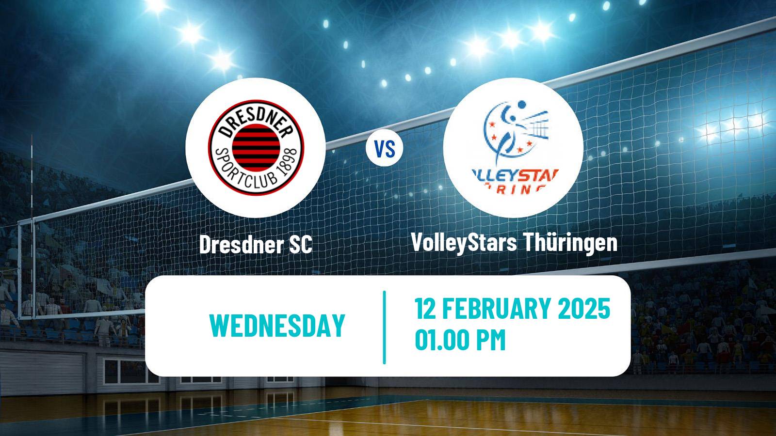 Volleyball German Bundesliga Volleyball Women Dresdner SC - VolleyStars Thüringen