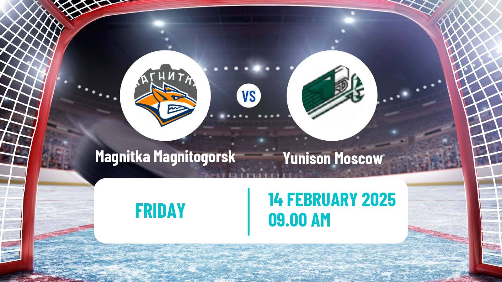 Hockey VHL Magnitka Magnitogorsk - Yunison Moscow