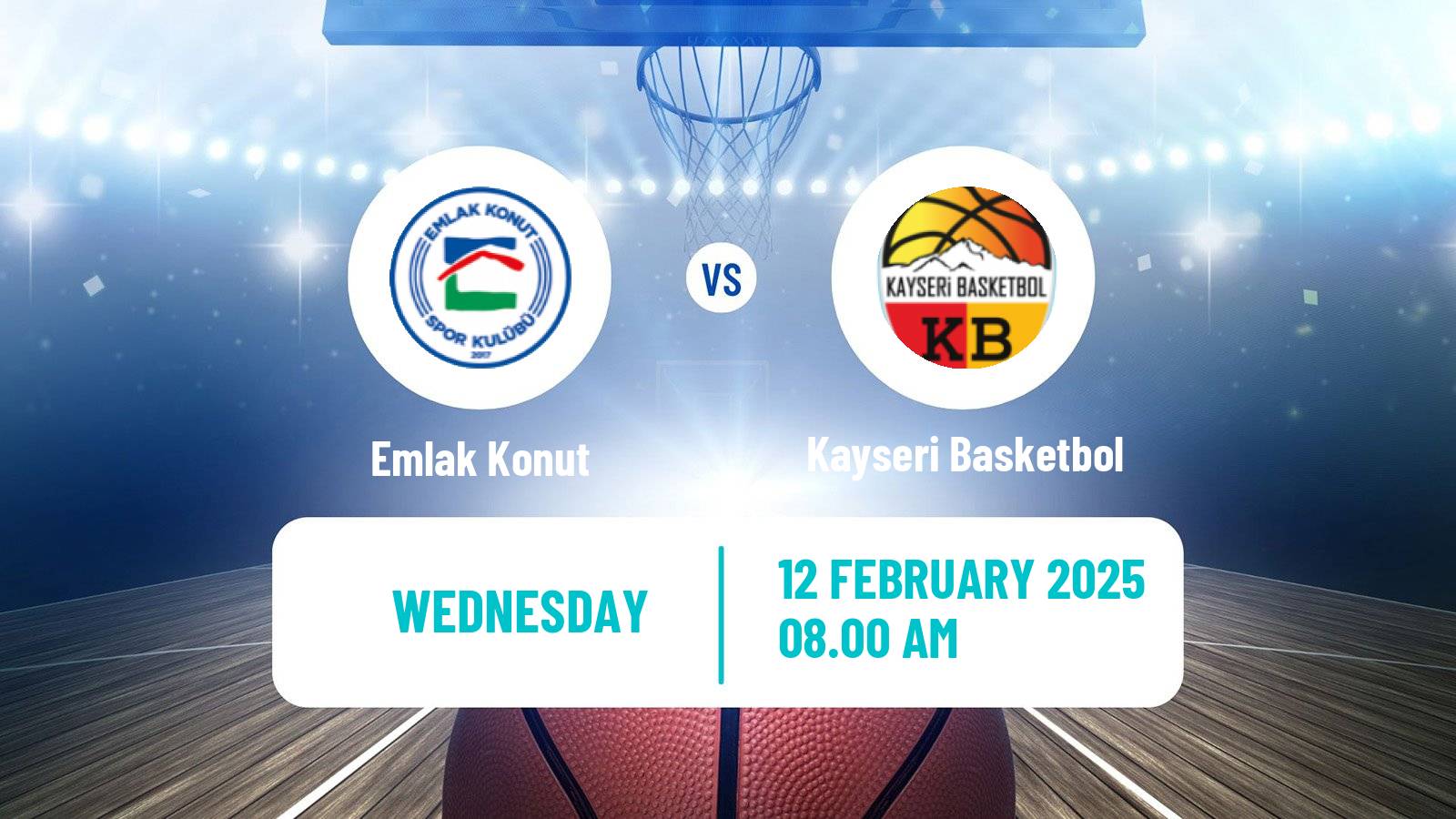 Basketball Turkish Basketball League Women Emlak Konut - Kayseri Basketbol