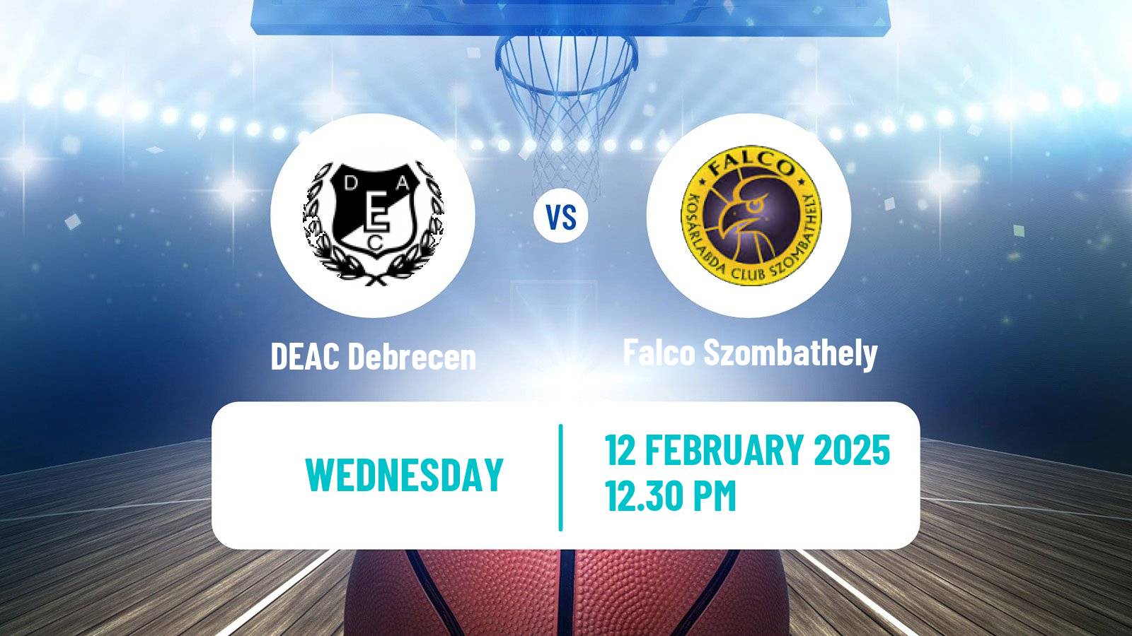 Basketball Hungarian NB I Basketball DEAC Debrecen - Falco Szombathely