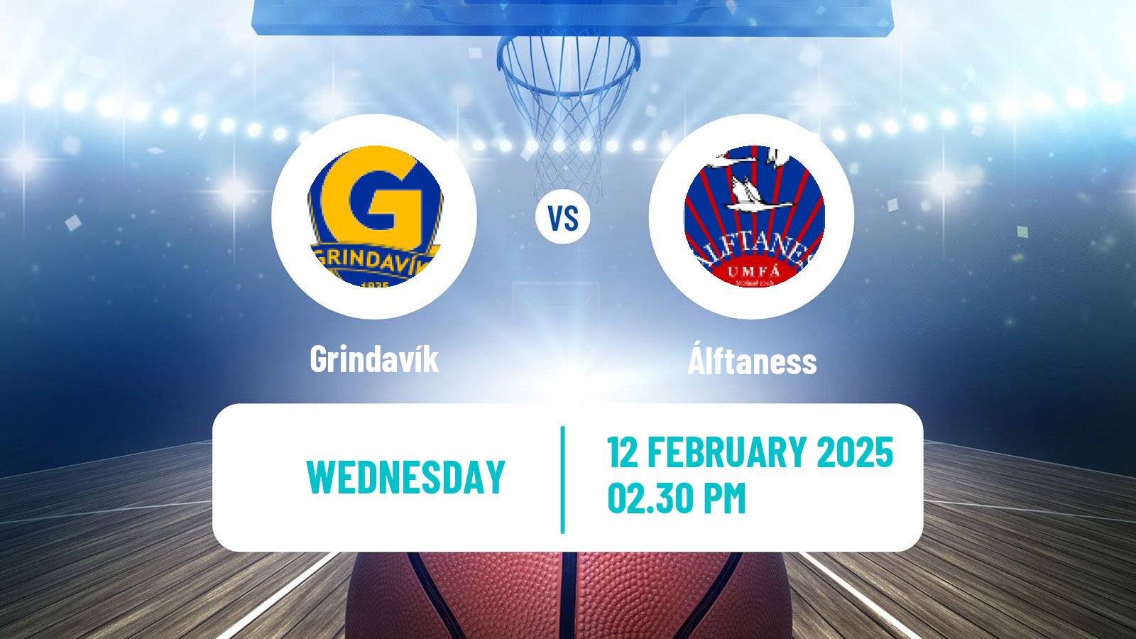 Basketball Icelandic Premier League Basketball Grindavík - Álftaness