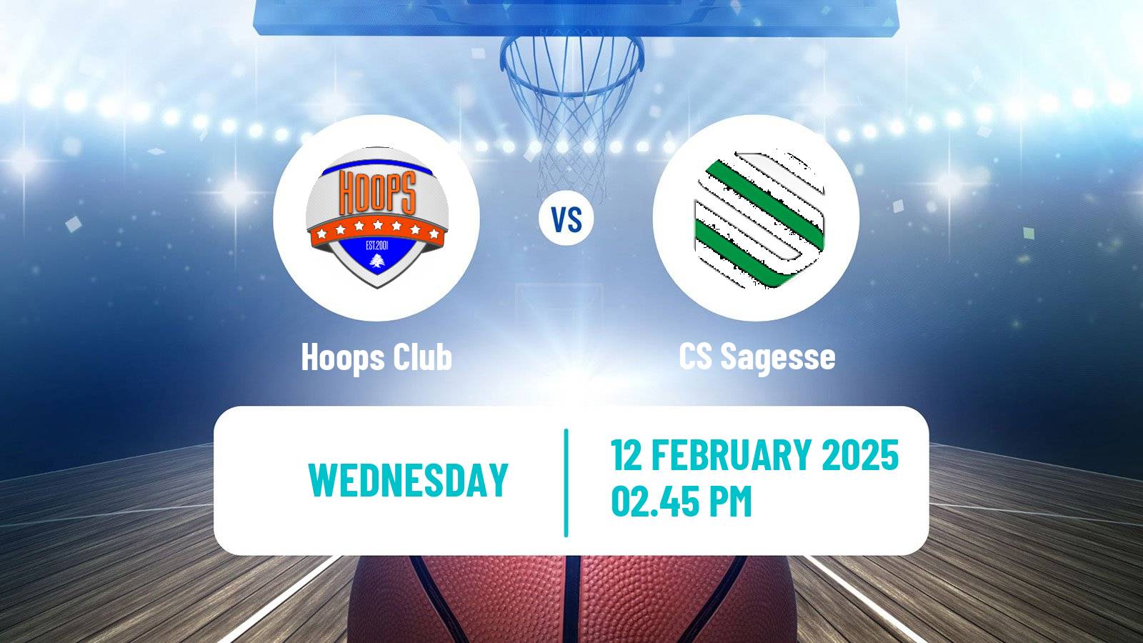 Basketball Lebanese Division 1 Basketball Hoops - Sagesse