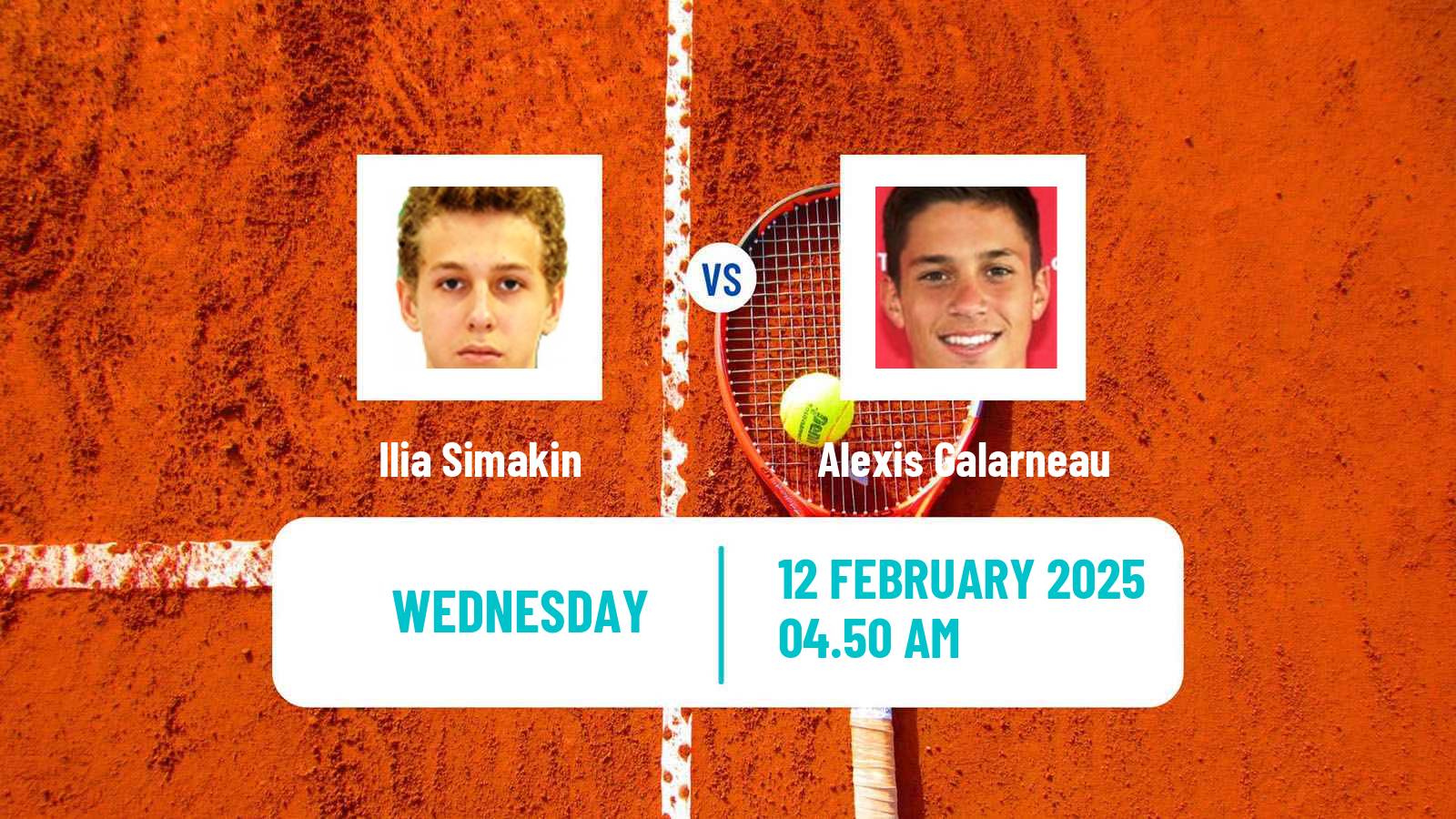 Tennis Manama Challenger Men Ilia Simakin - Alexis Galarneau