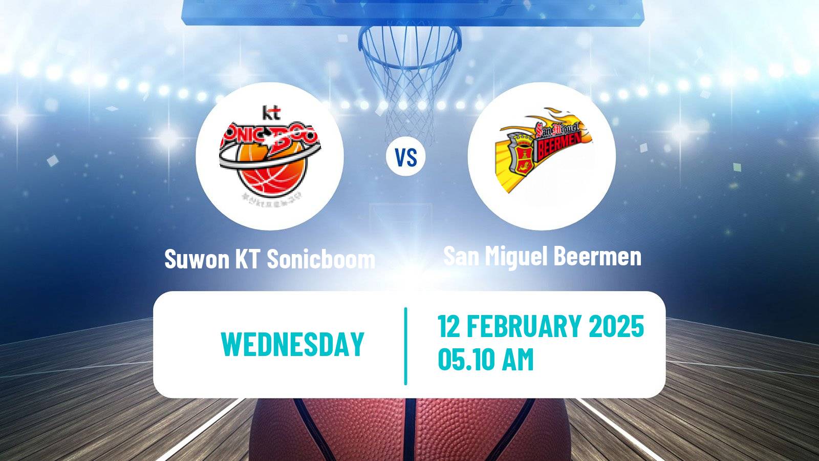 Basketball EASL Basketball Suwon KT Sonicboom - San Miguel Beermen