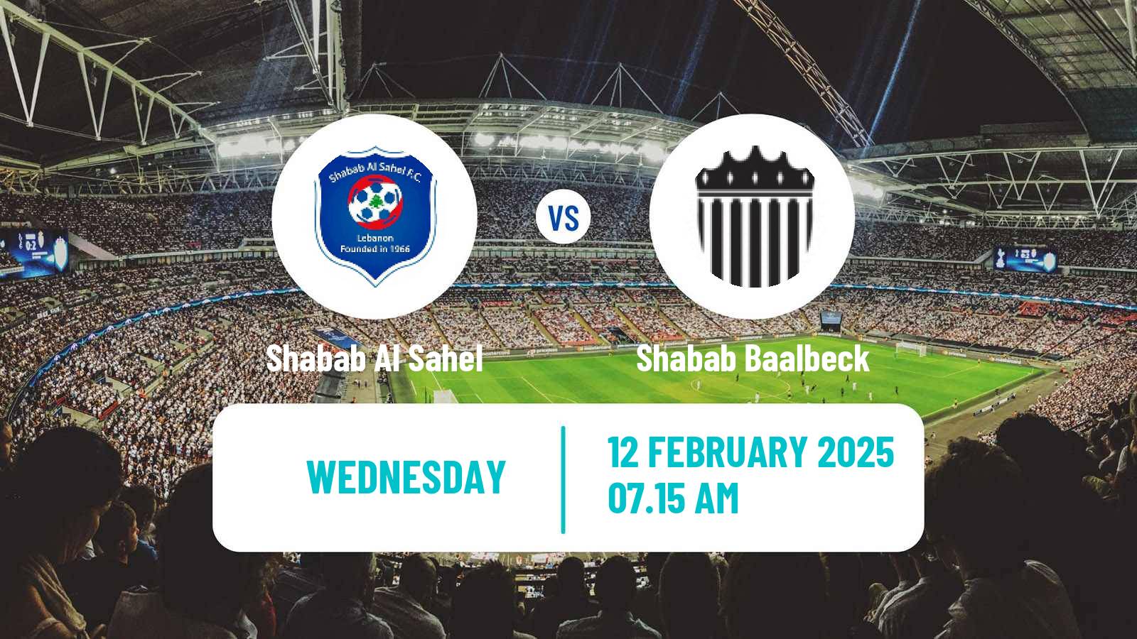 Soccer Lebanese Premier League Shabab Al Sahel - Shabab Baalbeck