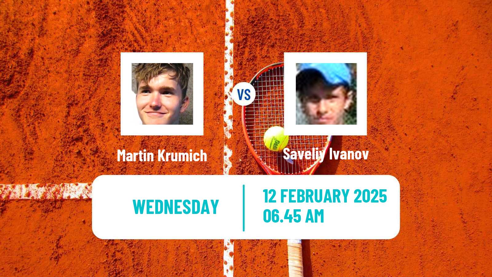 Tennis ITF M15 Sharm Elsheikh 3 Men Martin Krumich - Saveliy Ivanov