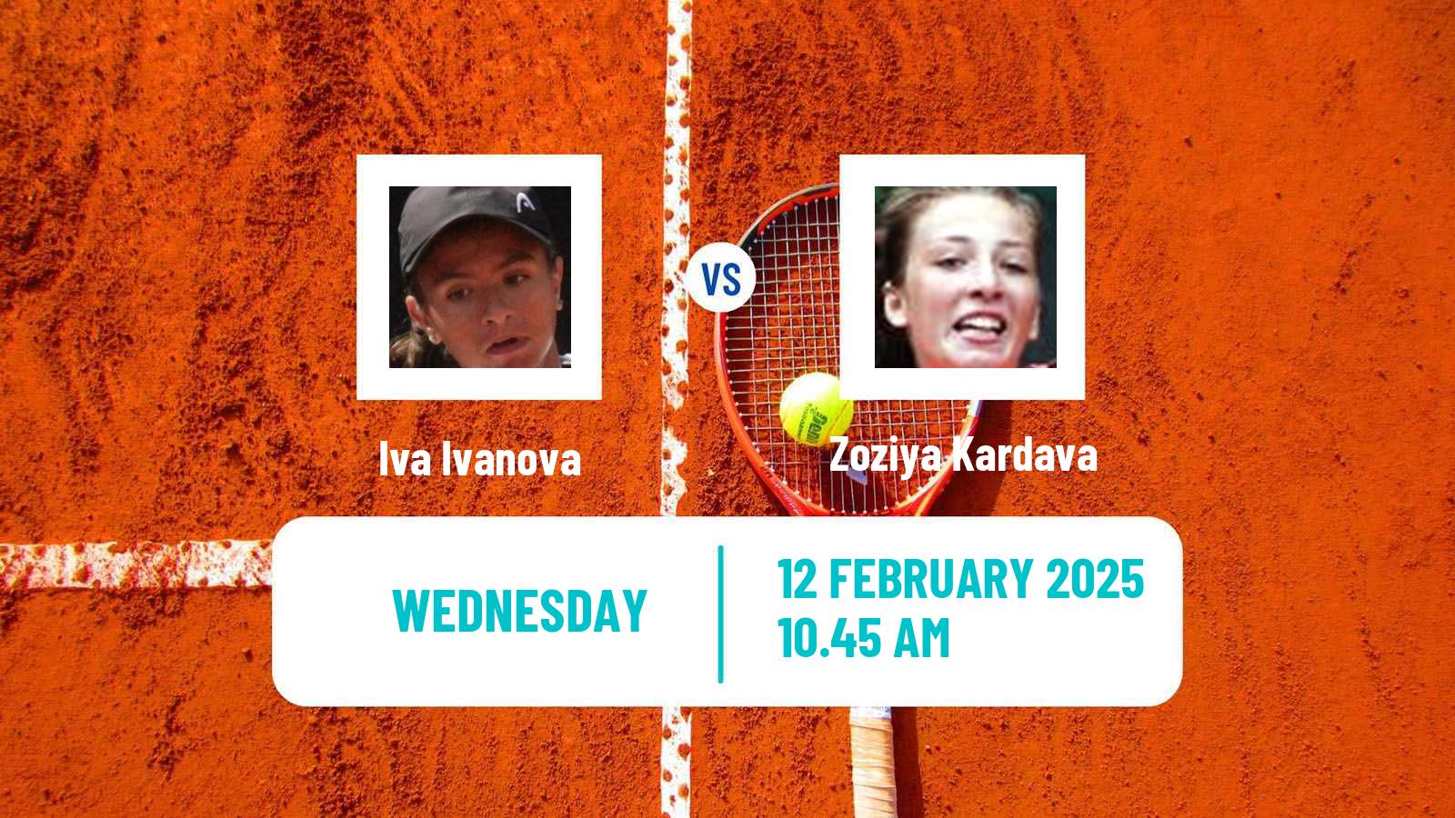 Tennis ITF W15 Sharm Elsheikh 3 Women Iva Ivanova - Zoziya Kardava