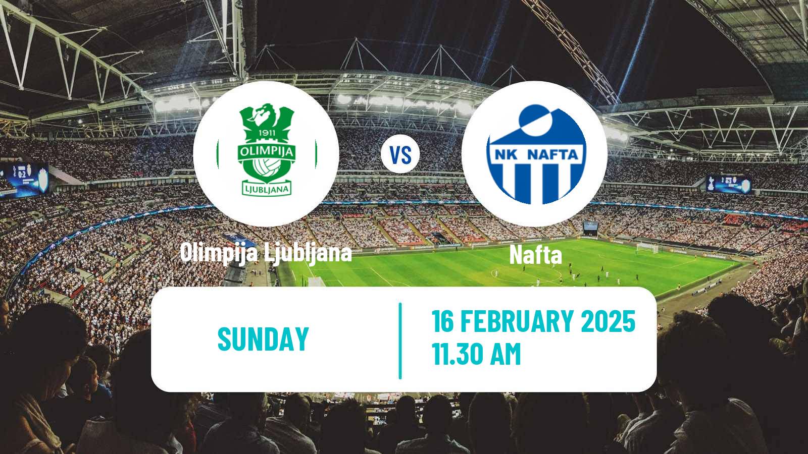 Soccer Slovenian PrvaLiga Olimpija Ljubljana - Nafta