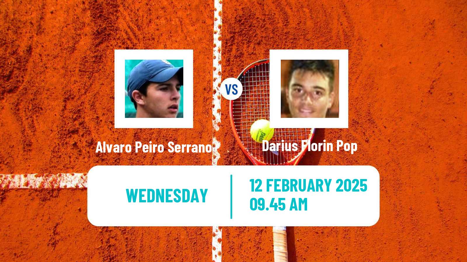 Tennis ITF M15 Valencia 2 Men Alvaro Peiro Serrano - Darius Florin Pop